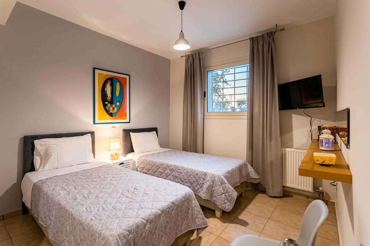 Kitries Summer Getaway - Eden Sandy Suite Kitriaí Buitenkant foto